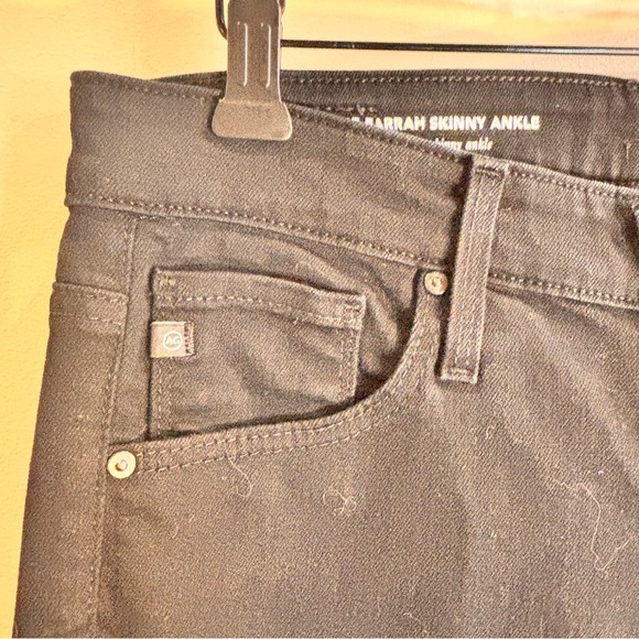 ADRIANO GOLDSCHMIED Sz 27R The Farrah Skinny Ankle Black Jeans - Picture 4 of 11